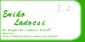 eniko ladocsi business card